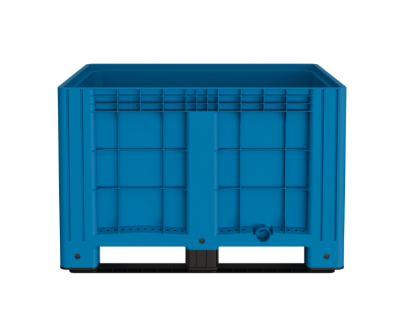 Большой контейнер 1200x800x800 мм iBOX со сплошными стенками и дном, на полозьях